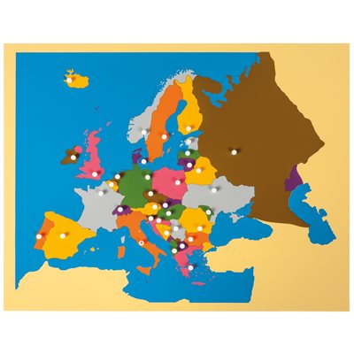 Nienhuis - Carte Puzzle de l'Europe : Europe