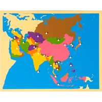 Nienhuis - Carte Puzzle : Asie