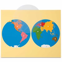 Nienhuis - Puzzle Map: World Parts*