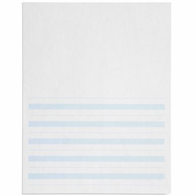 Nienhuis - Papier à lettres : Lignes bleues - 8,5" x 11" - Paquet de 500