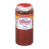 Glitter - 1 lb. Jar - Red