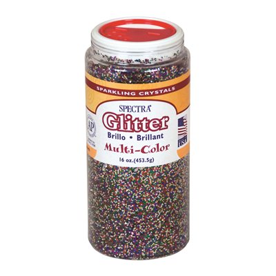 Glitter - 1 lb. Jar - Multi-Colour