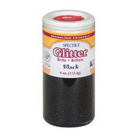 Glitter - 4 oz. Jar - Black