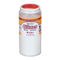 Glitter - 1 lb. Jar - White