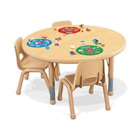 30" Round Heavy-Duty Toddler Table