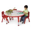 Table ronde ajustable Kids Colours™ de 42 po - Rouge