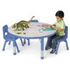 Low 48" Kids Colours™ Adjustable Round Table - Blue