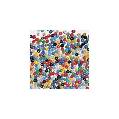 Perles de rocaille colorées - 3 mm / livre