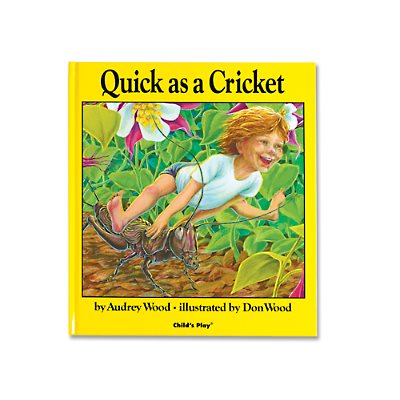 Quick as a Cricket Hardcover Book