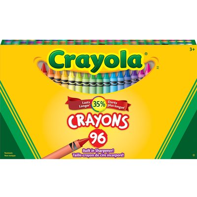 Crayola® Crayons 96 unités - Boîte individuelle