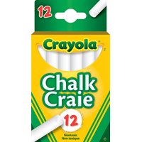Crayola Chalk-White-12 Sticks