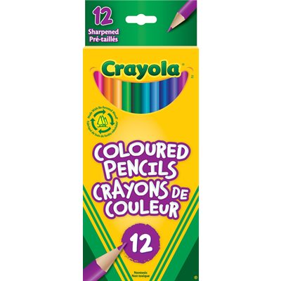 Crayola Coloured Pencils - Pack Of 12