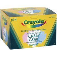 Crayola Chalk-Coloured-144 Sticks