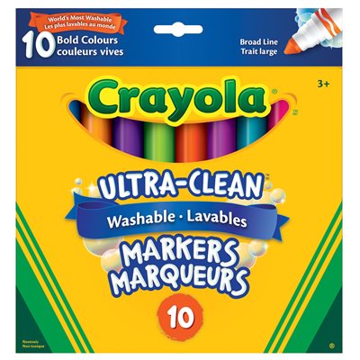 Crayola Washable Bold Markers - Broad Tip*