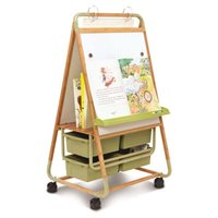 Double-Sided Bamboo Teaching Easel