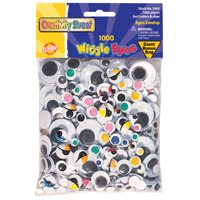 Wiggly Eyes Class Pack-500 Pcs.-Coloured