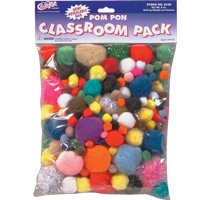 Pompons Classroom Pack - 300 Pcs.