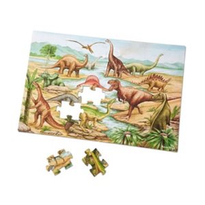 Puzzle de sol dinosaures
