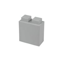   Quarter Blocks- Light Grey- Set of 12