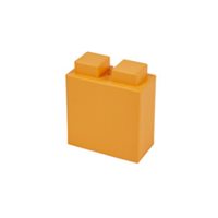   Quarter Blocks- Orange- Set of 12