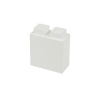   Quarter Blocks- White- Set of 12