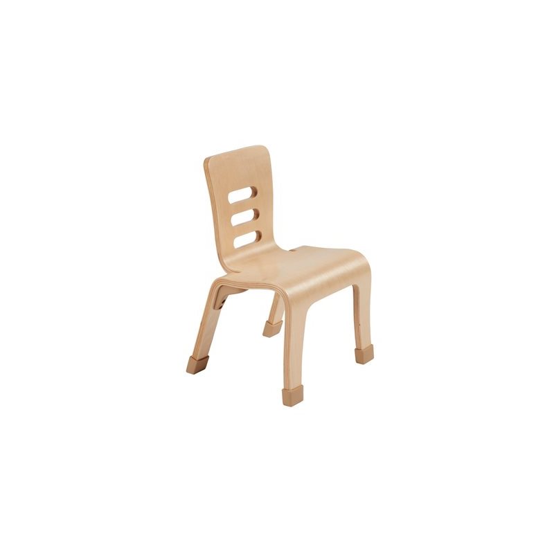Chaise en bois courbé 14" - Naturel*