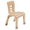 Chaise en bois courbé 14" - Naturel*