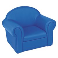 Easy-Clean Comfy Chair-Blue