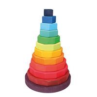 Grimms Geometrical Stacking Tower Mulitcoloured - Large