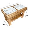 Cedar Sensory Play Table - 20"H