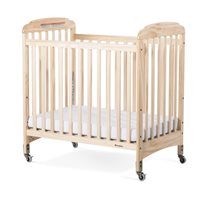 Compact Serenity Fixed-Side Crib with Adjustable Mattress Board - Slatted