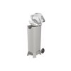 Premium Hands-Free Tall Diaper Pail With Wheels - Grey