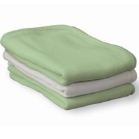 Couverture en tricot de coton ThermaSoft™ - Vert