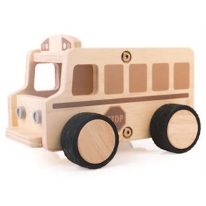 Autobus scolaire en bois