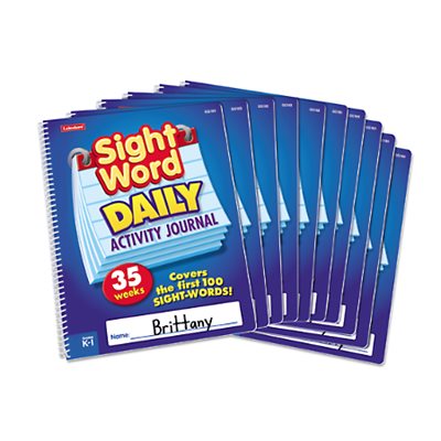 Sight-Word Daily Activity Journal - Set of 10