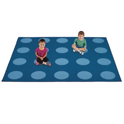 A Spot for Everyone - Classroom Carpet For 20- Blue