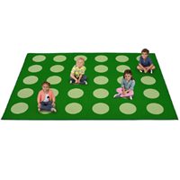 A Spot for Everyone - Classroom Carpet For 30- Green