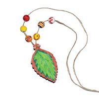 Wooden Leaf Necklace Kit