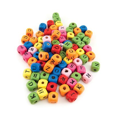 ABC Cube Beads - Pack of 225