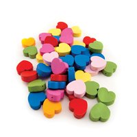 Heart Beads - Pack of 125