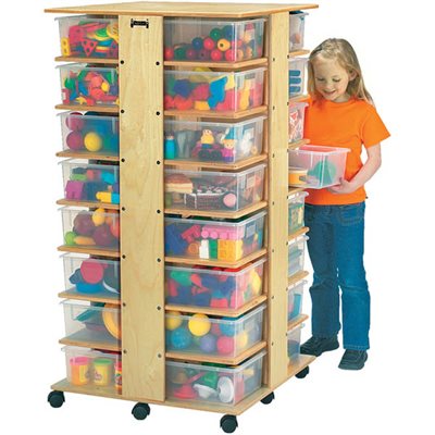 Jonti-Craft® 32 Tub Tower - with Coloured Tubs