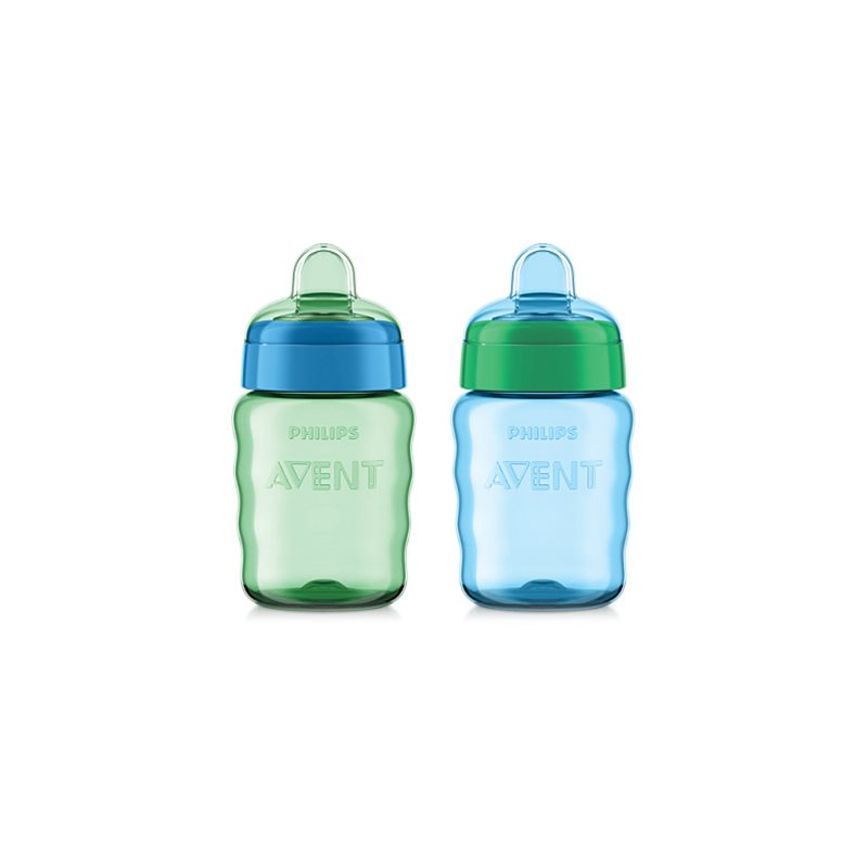 Easy Sippy Classic Spout Cup 9oz 2pk Green / Blue