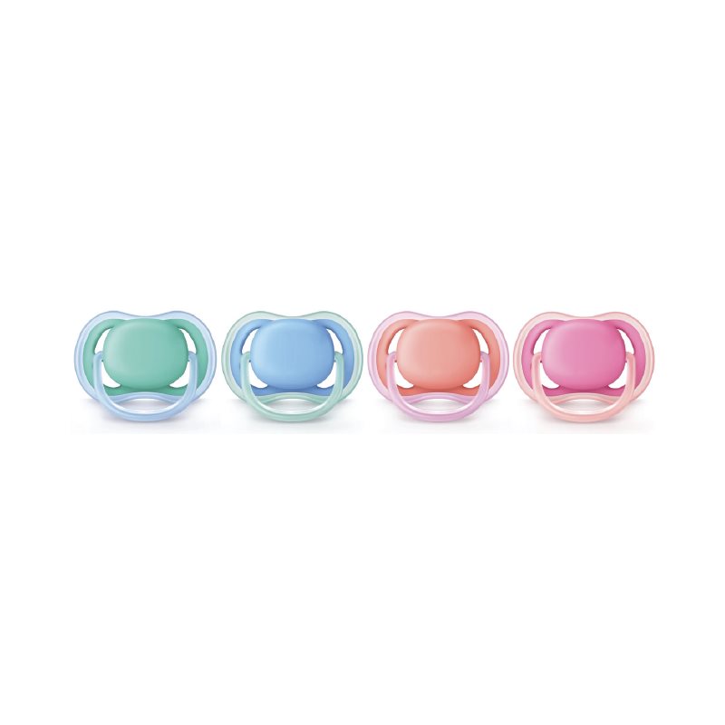 Ultra Air Pacifier 6-18M - 2pk - Assorted Colours