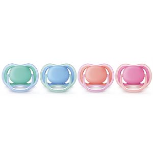 Ultra Air Pacifier 6-18M - 2pk - Assorted Colours