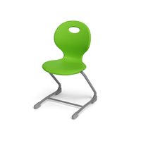Chaise en porte-à-faux ergonomique Flex-Space, 15,5", vert