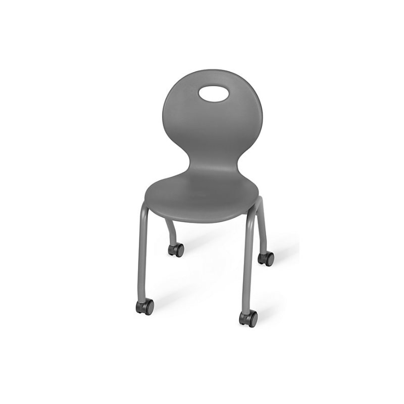 Flex-Space 17.5" Ergo Glide Mobile Chairs - Grey