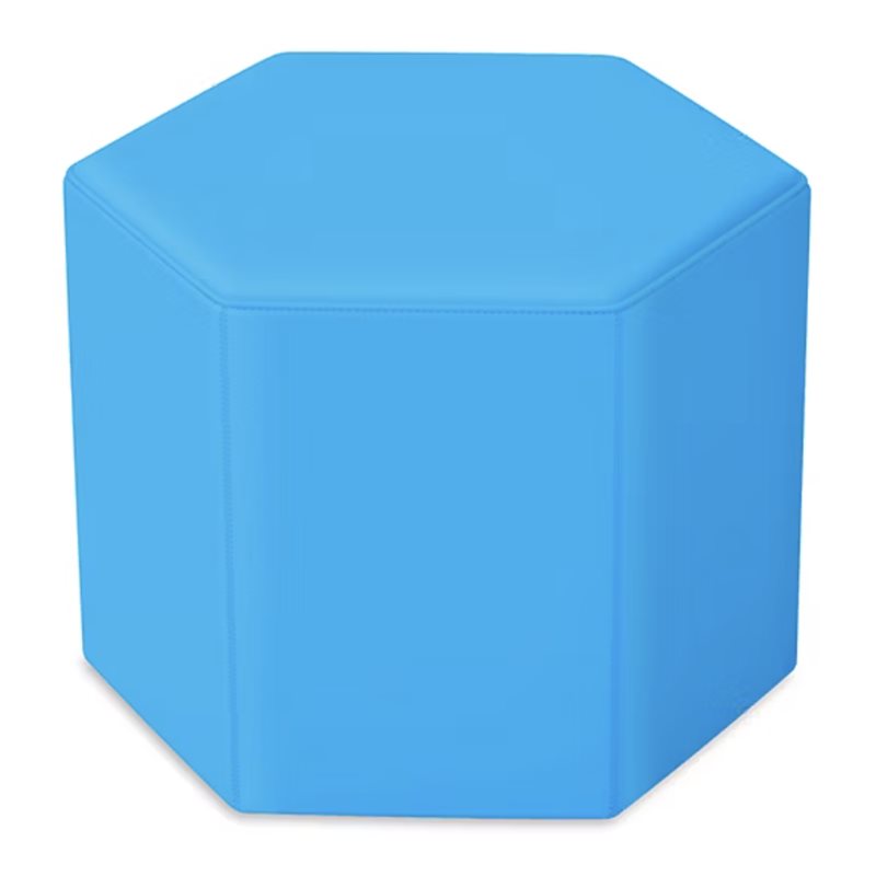 Siège de salon hexagonal confortable Flex-Space™ - Bleu