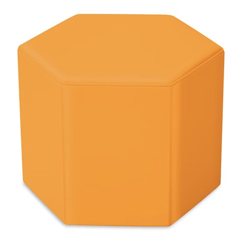 Siège de salon hexagonal confortable Flex-Space™ - Orange