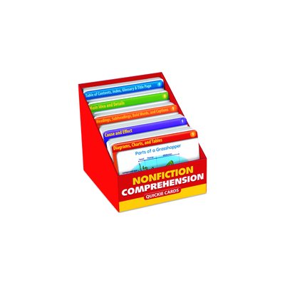 Nonfiction Comprehension Quickie Cards