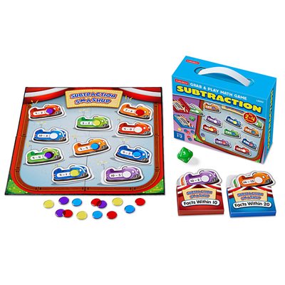 Subtraction Grab & Play Math Game Gr 1-2